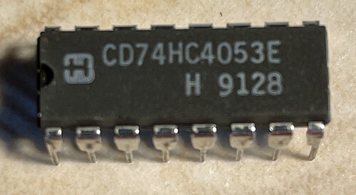 Harris CD74HC4053E - Multiplexer Switch - NOS