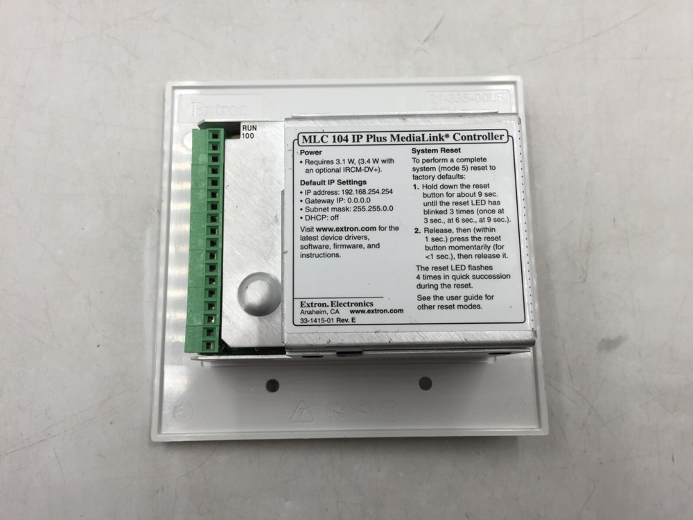 Extron Electronics MLC 104 IP Plus MediaLink Button Controller FREE S/H