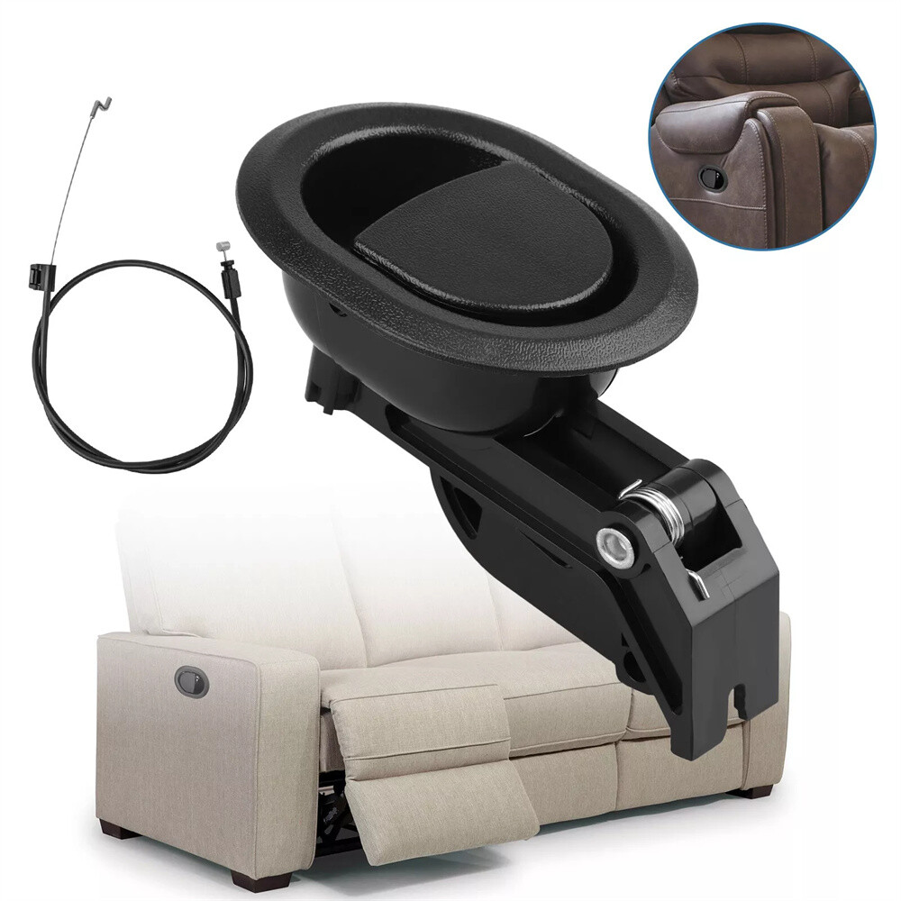 Universal Recliner Replacement Pull Handle Chair Sofa Couch Release Lever +Cable
