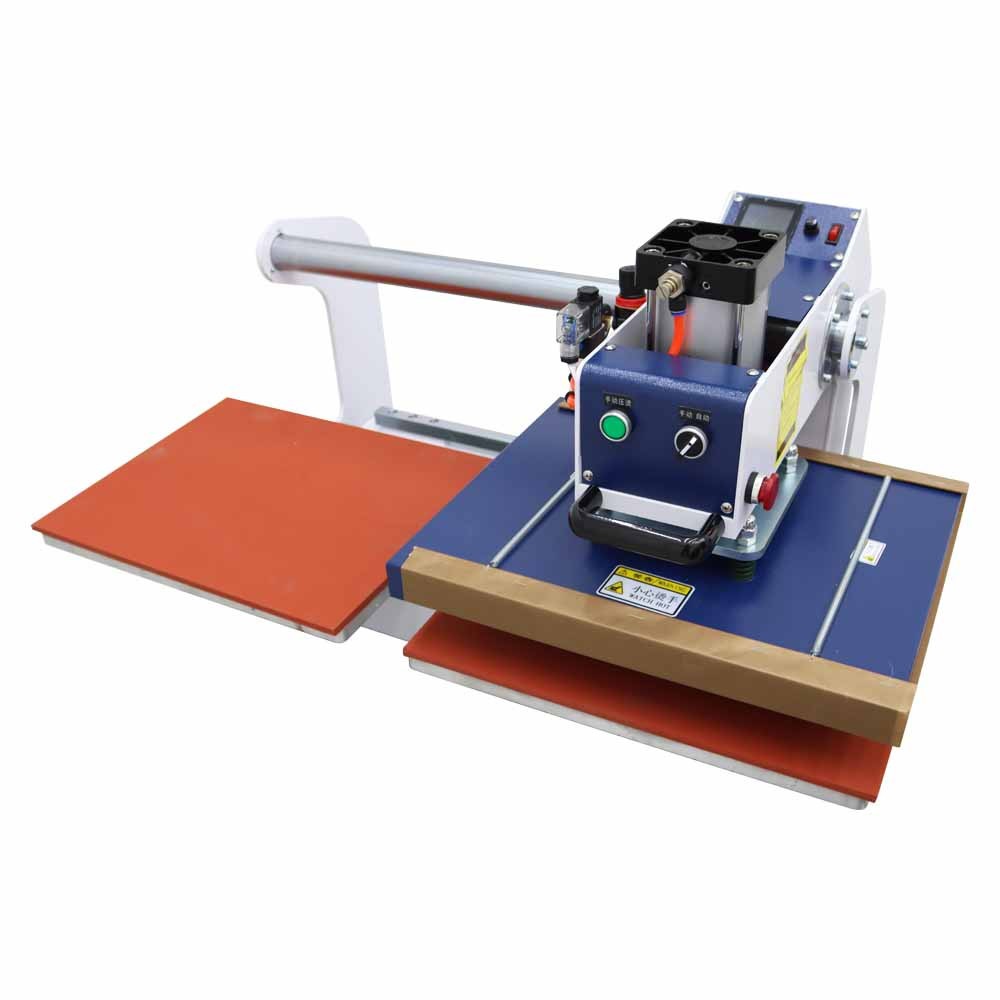 CE Certified Pneumatic Heat Press Machine Double Station Air Auto Working System