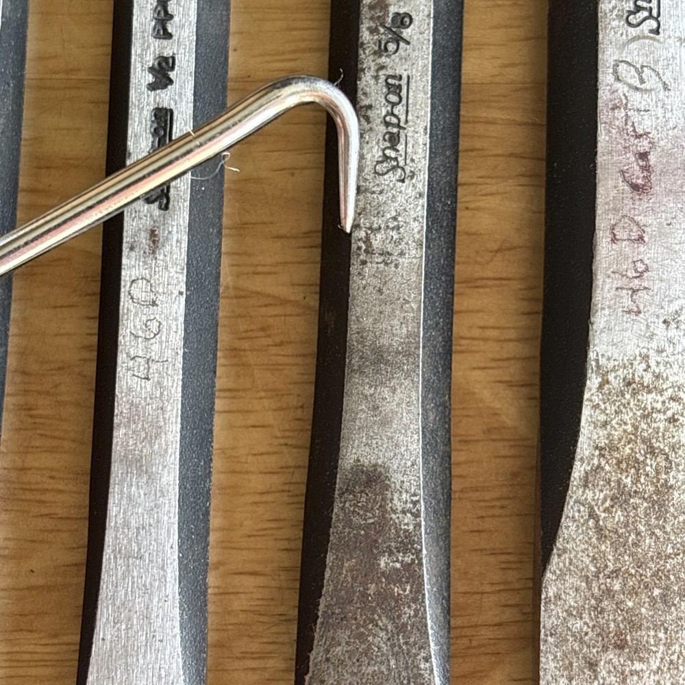 Snap On Flat Chisel Set Complete 5pc No Pouch PPC50AK USA