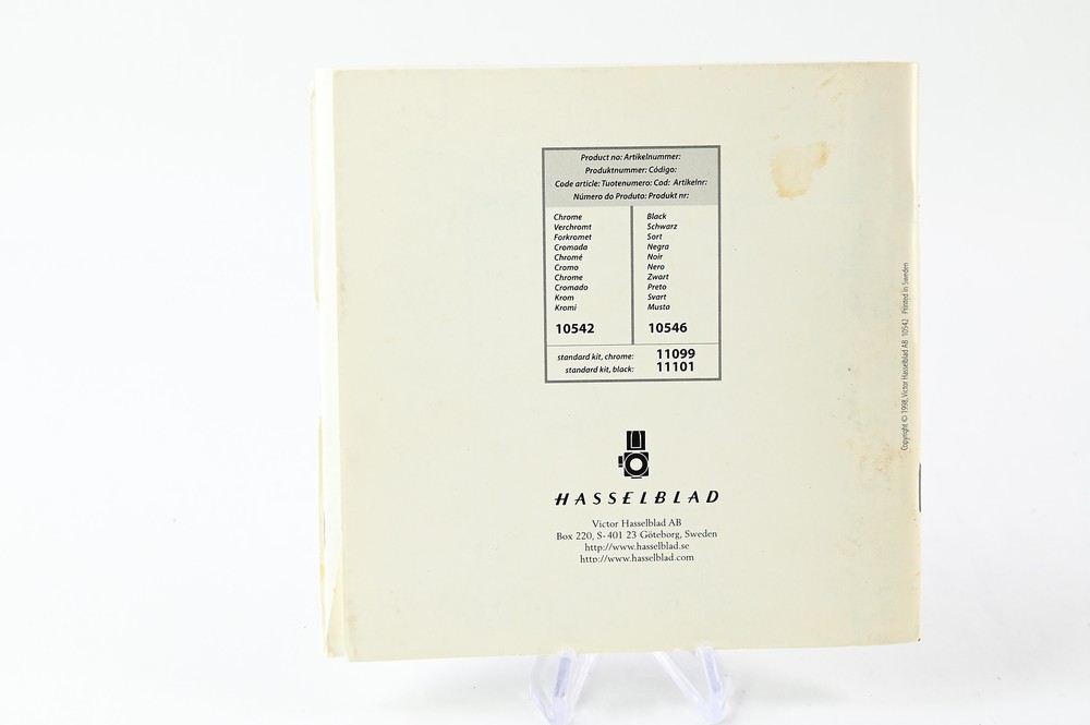 Hasselblad 202FA Camera Instruction Manual Guide #G753