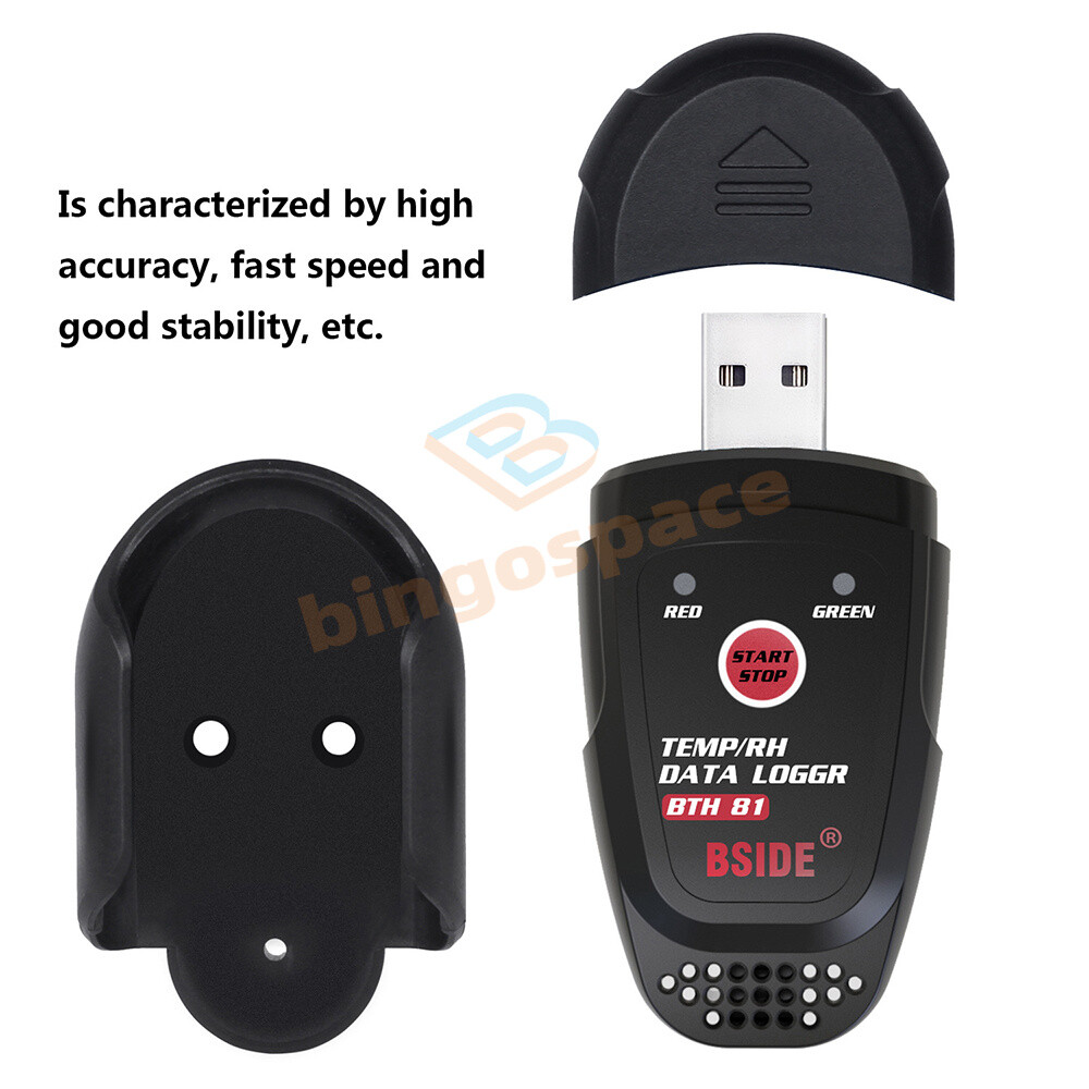 BTH81 USB Reusable Temperature Humidity Data Logger TEMP/RH Recorder USA