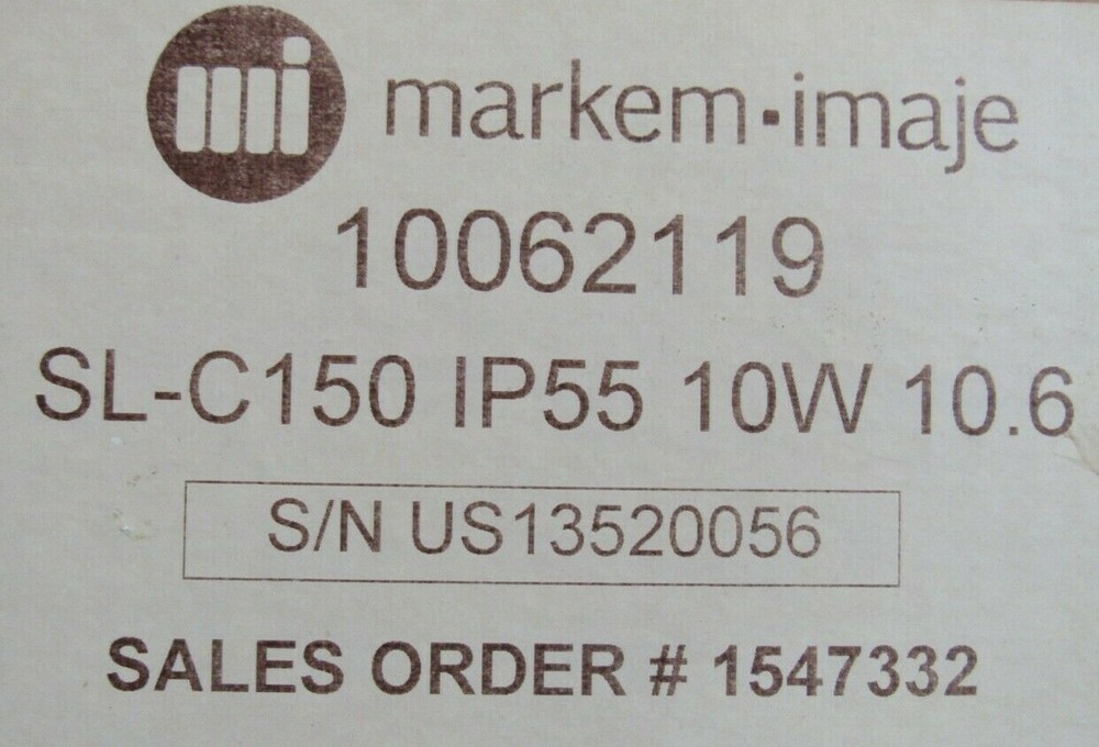 NEW MARKEM IMAJE C150 SMARTLASE CODER 10060106 10065254