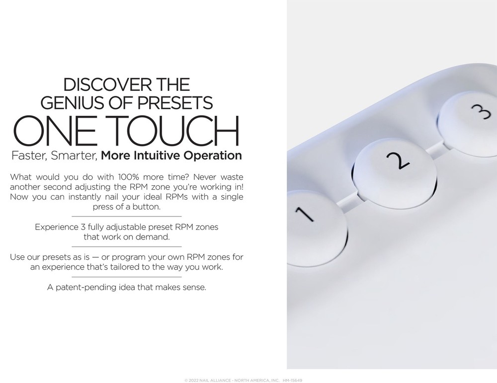 Gelish Go File IQ Smart Hybrid Electric File Bundle, Includes 2 Volcano Bits