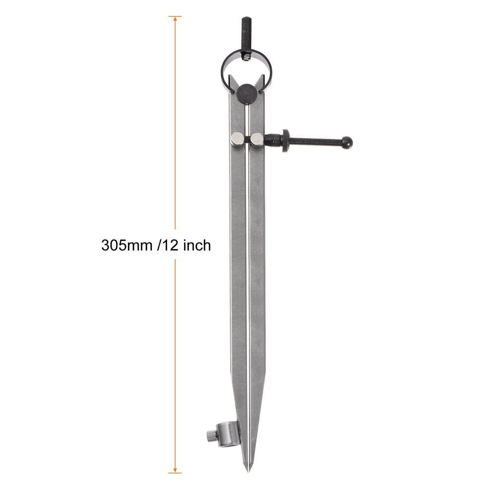 Spring Joint Caliper 10" Adjustable Spring Divider Caliper with Pencil Holder