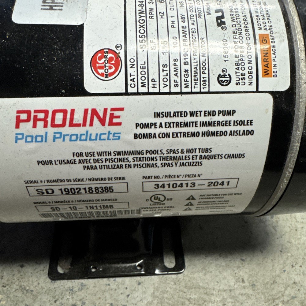 Proline Pool Products 48 Frame pump And Filter.