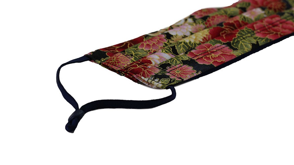 Red Floral Face Mask