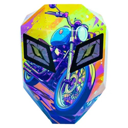 LED Motorcycle Riding Backpack APP Control Spacious