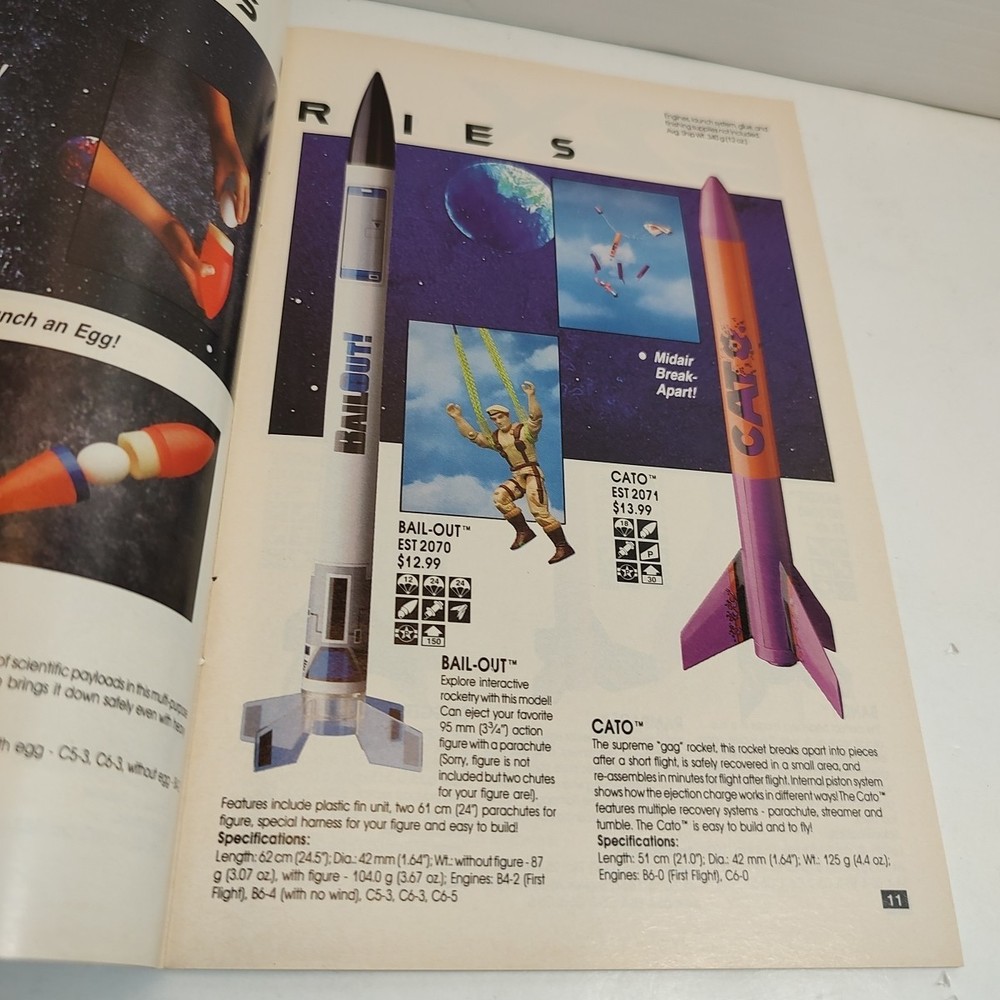 Estes Flying Model Rocket 1993 Catalog