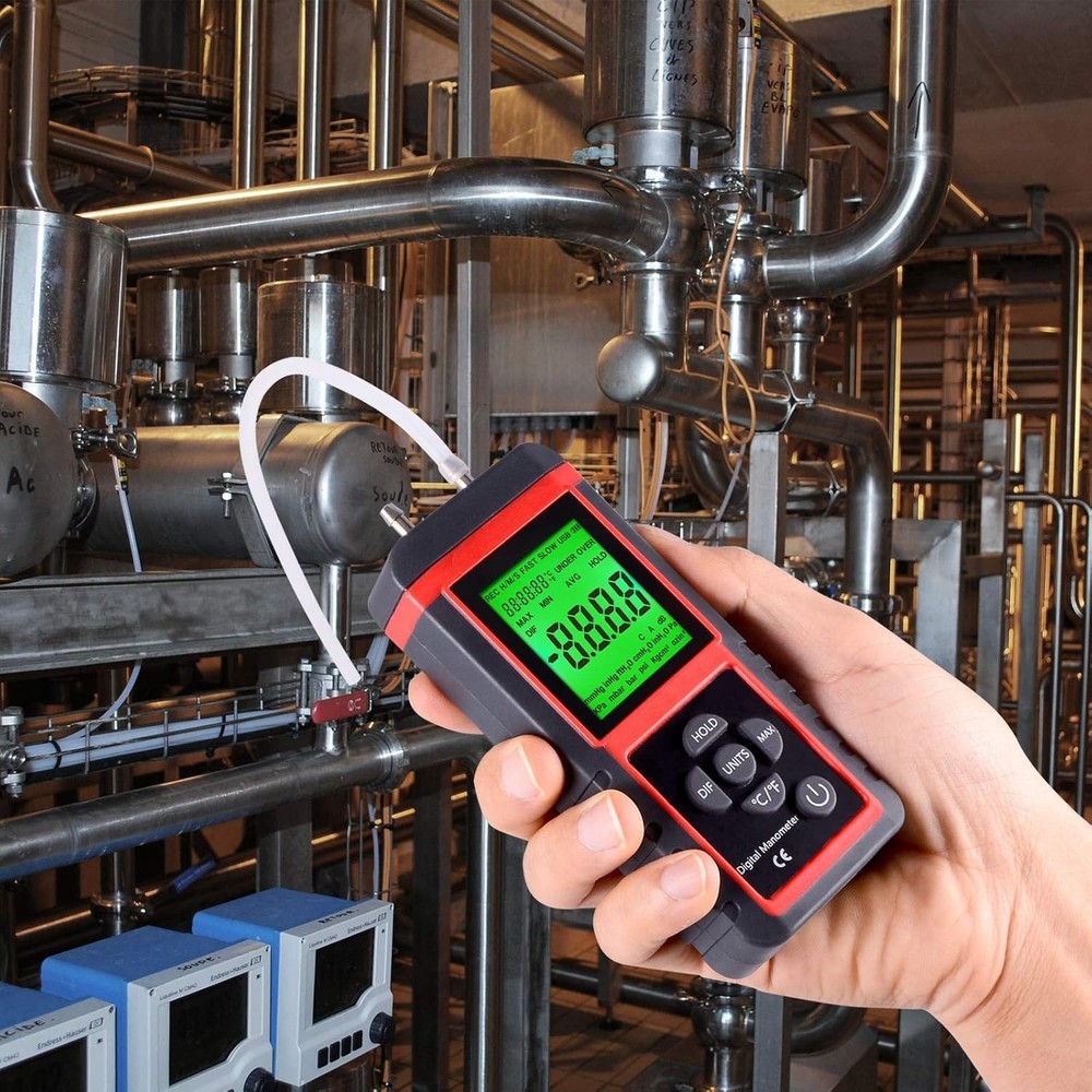 Compact Gas Pressure Differential Gauge