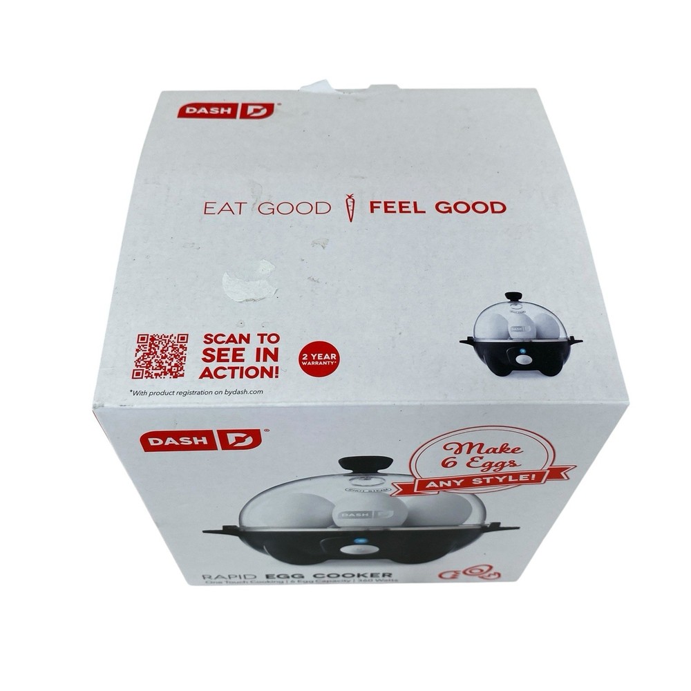 DASH Rapid Egg Cooker 6 Egg Capacity Electric Egg Cooker for Hard Boiled Eggs