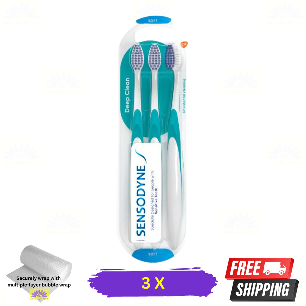 3 X Sensodyne Deep Clean Precision Toothbrush SOFT For Sensitive Teeth