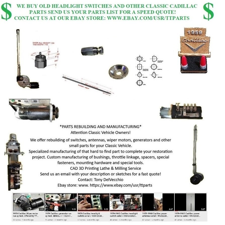 1959/1960/1961/1962 DELCO-ROCHESTER 4 MOUNT 3 SPEED WIPER MOTOR