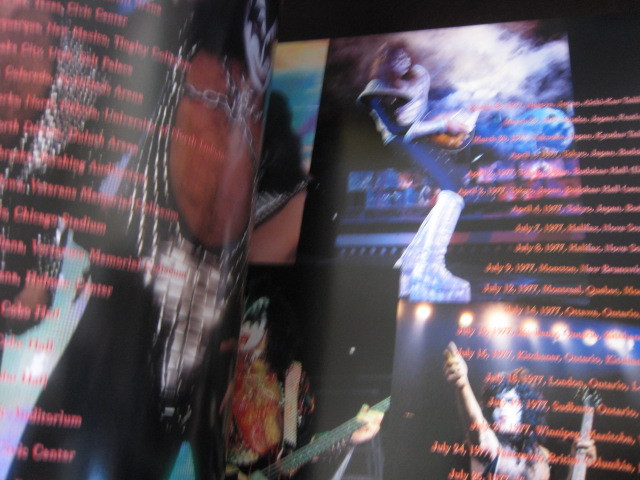 KISS 2001 Japan Tour Book Concert Program with A Ticket of Budokan Concert 2013