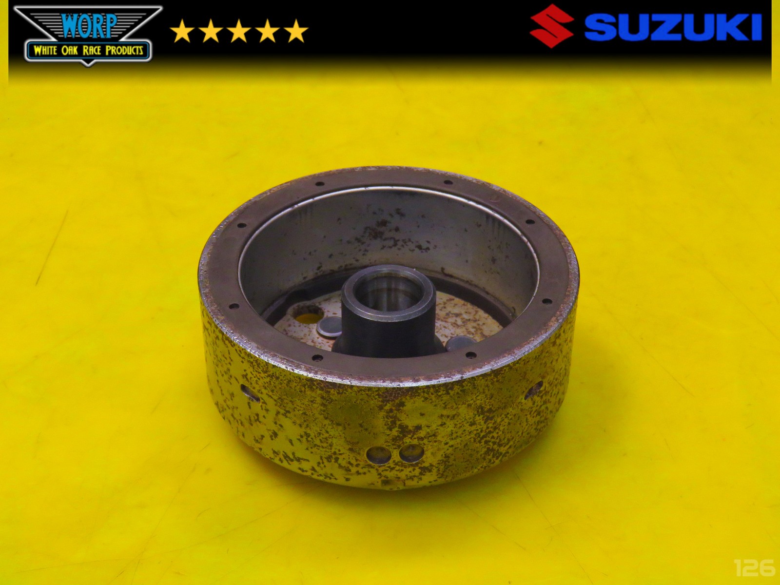 1986 SUZUKI QUADRACER 250 LT250R FLYWHEEL ROTOR FLY WHEEL MAGNETO ~ OEM 85-92