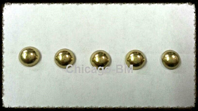1/4" Dia Brass-Gilt 1/2"L Nails Upholstery Tack Decorative Nail-100-200-500-1000