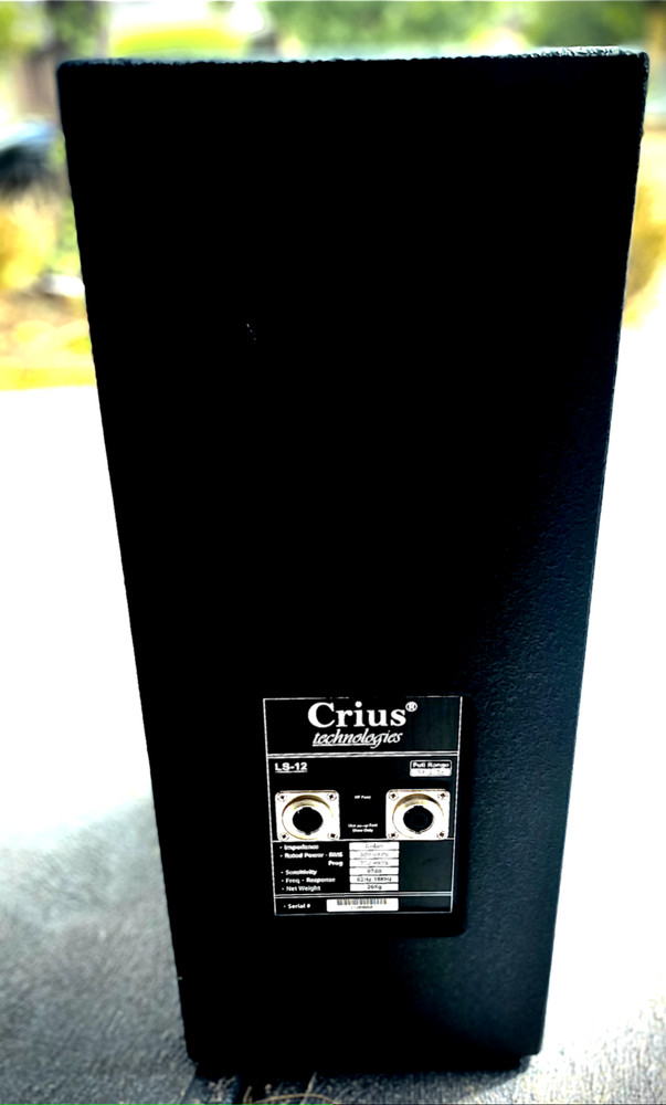 PA SYSTEM CRIUS TECHNOLOGIES 3500 WATTS