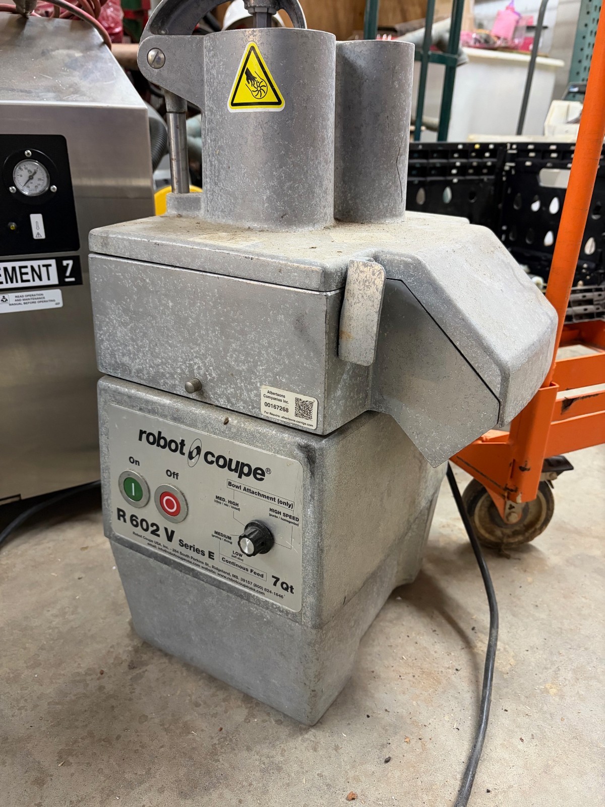 Robot Coupe R602 Commercial Food Processor Variable Speed - Works Great