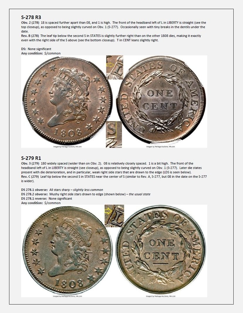 Robert Powers US Large Cents Variety ID & DS Guide, 3 Vol