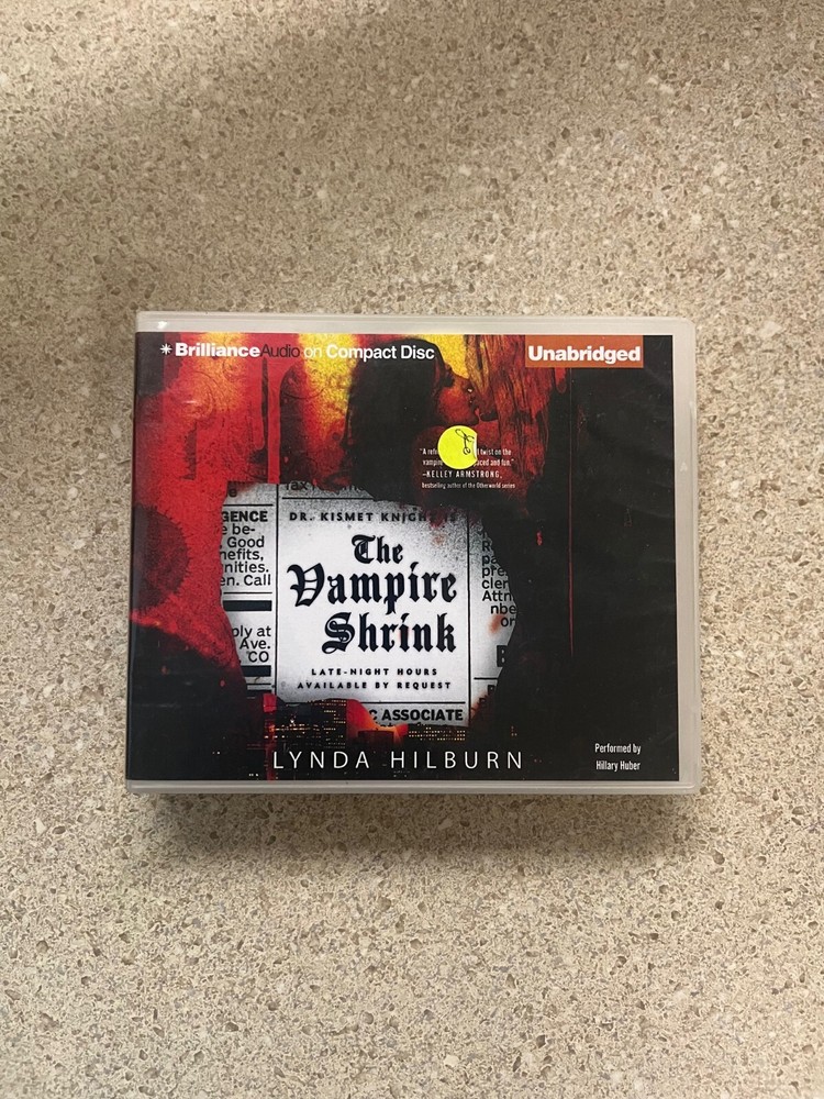 THE VAMPIRE SHRINK by LYNDA HILBURN AUDIOBOOK 11 CD Used