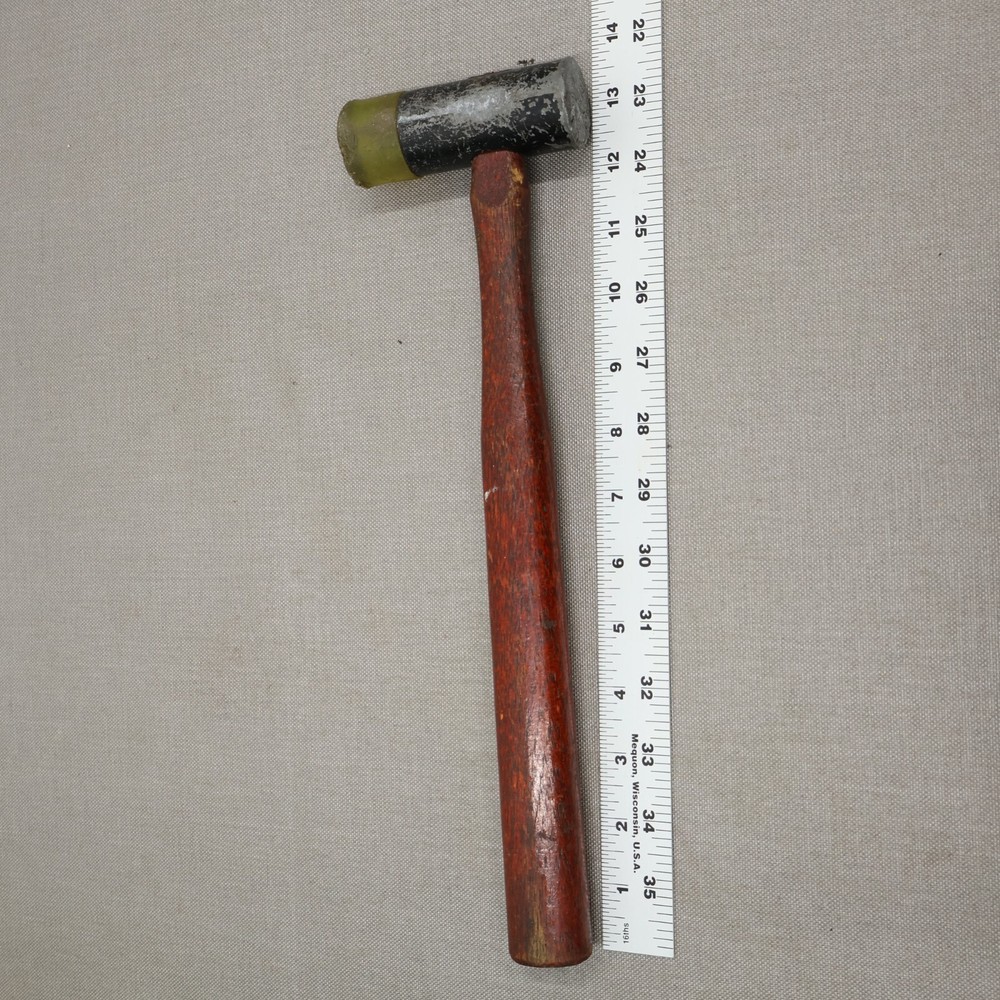 Mac Tools 16OZ Rubber Head Hammer Wooden Handle PH16 User Modified