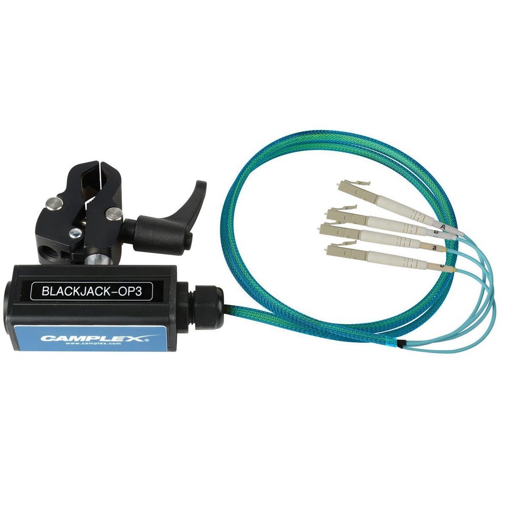 Camplex opticalCON QUAD to Four LC Adapter, Multimode with Clamp #BLACKJACK-OP3