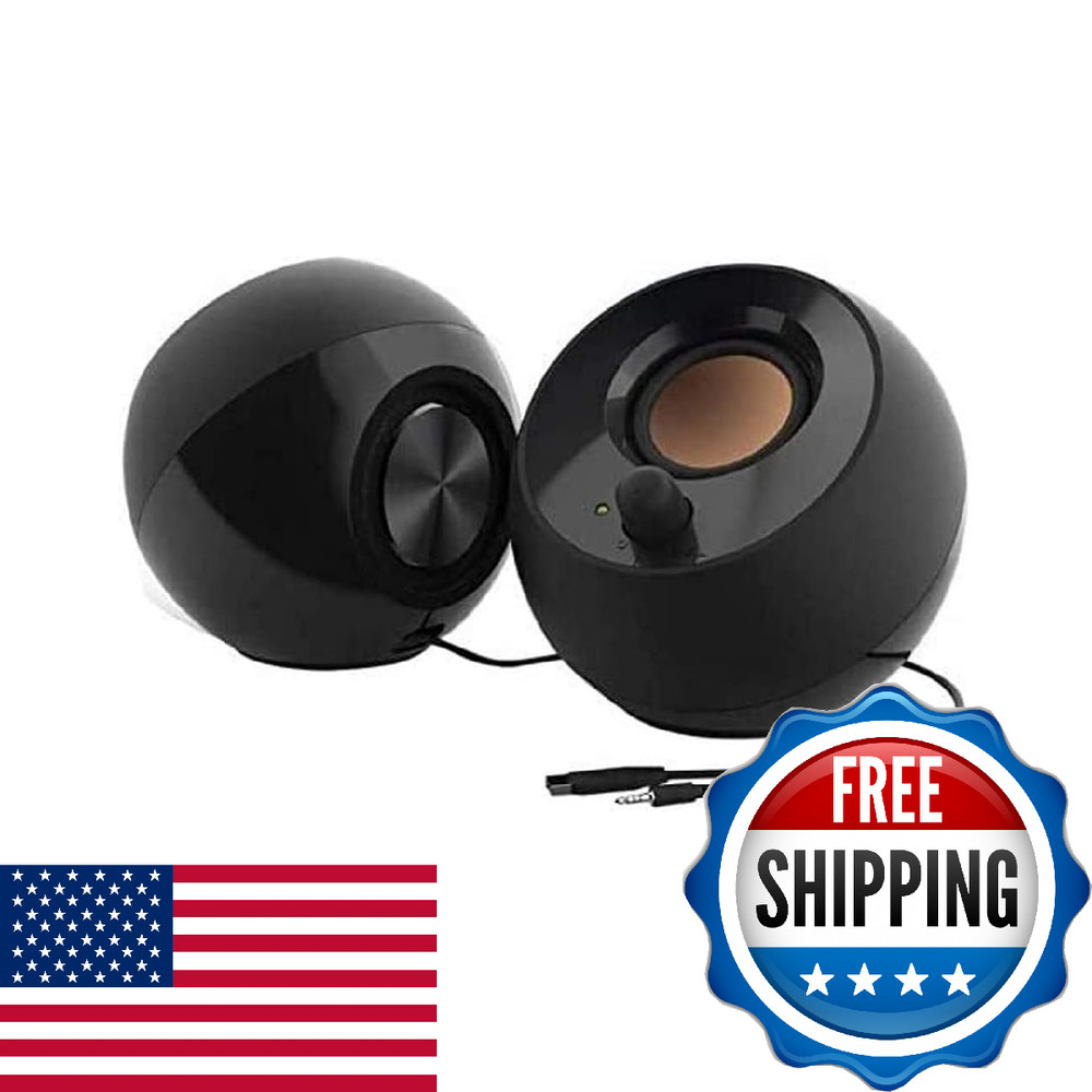 Creative Pebble 2.0 USB Speakers w/ Far-Field Drivers & Passive Radiators