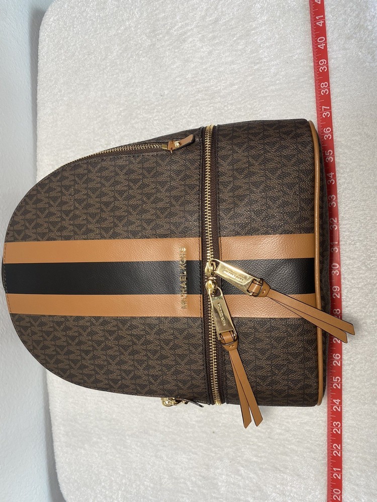 NWT Michael Kors Rhea Backpack- Medium Size- Brown