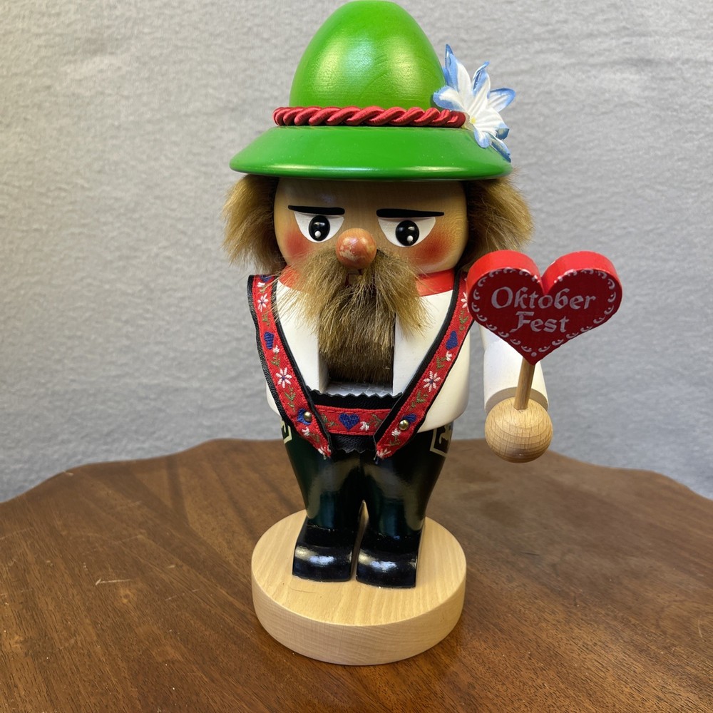 Vintage Steinbach Nutcracker Oktober Fest 10.5" Missing Arm