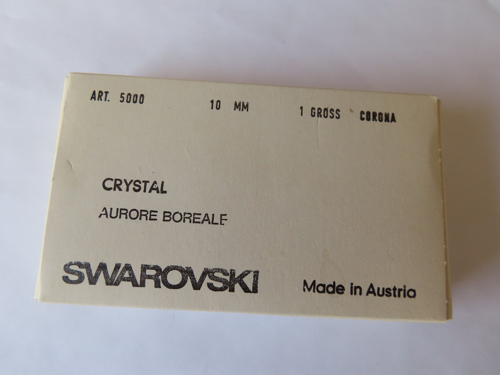 24 Swarovski round faceted beads 10mm Crystal AB. #5000