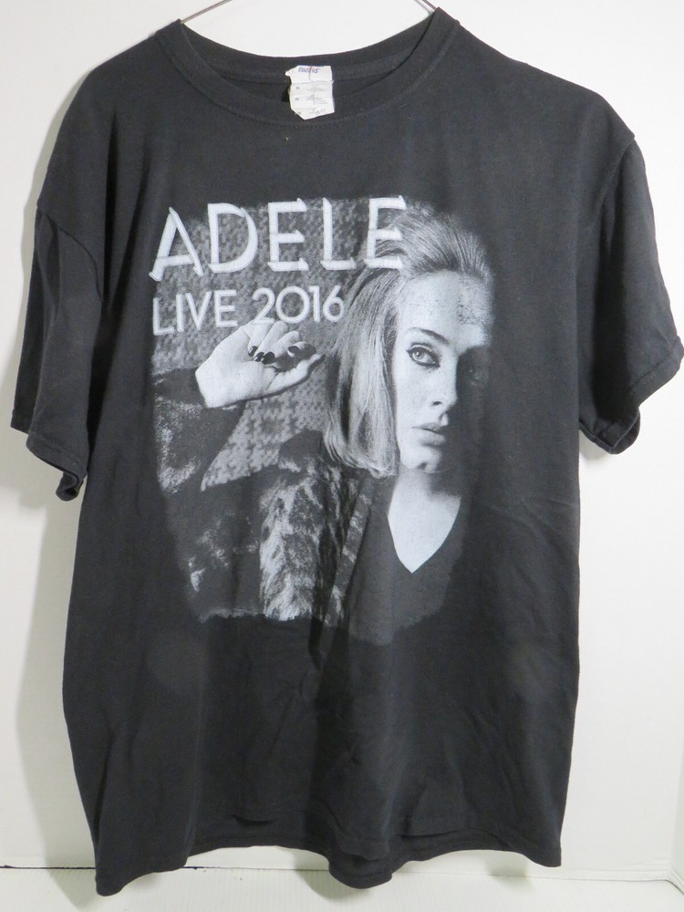 ADELE LIVE 2016 DOUBLE SIDED TOUR CONCERT POP BAND T SHIRT TAGGED M