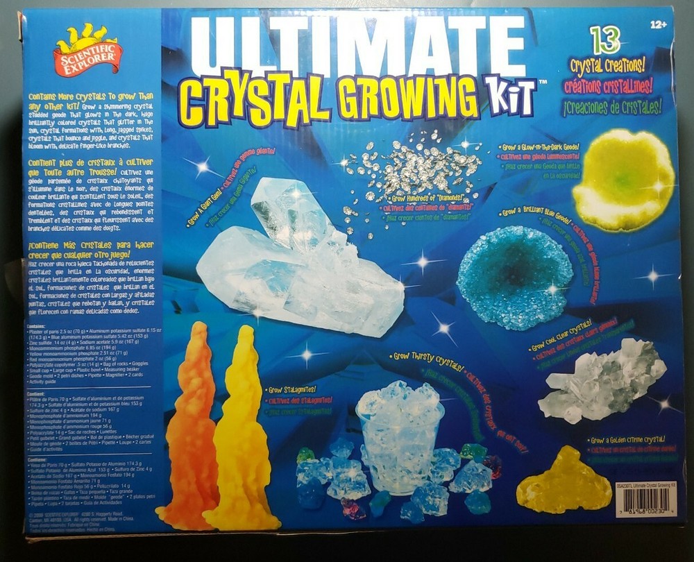 Scientific Explorer's Ultimate Crystal Growing Science Kit