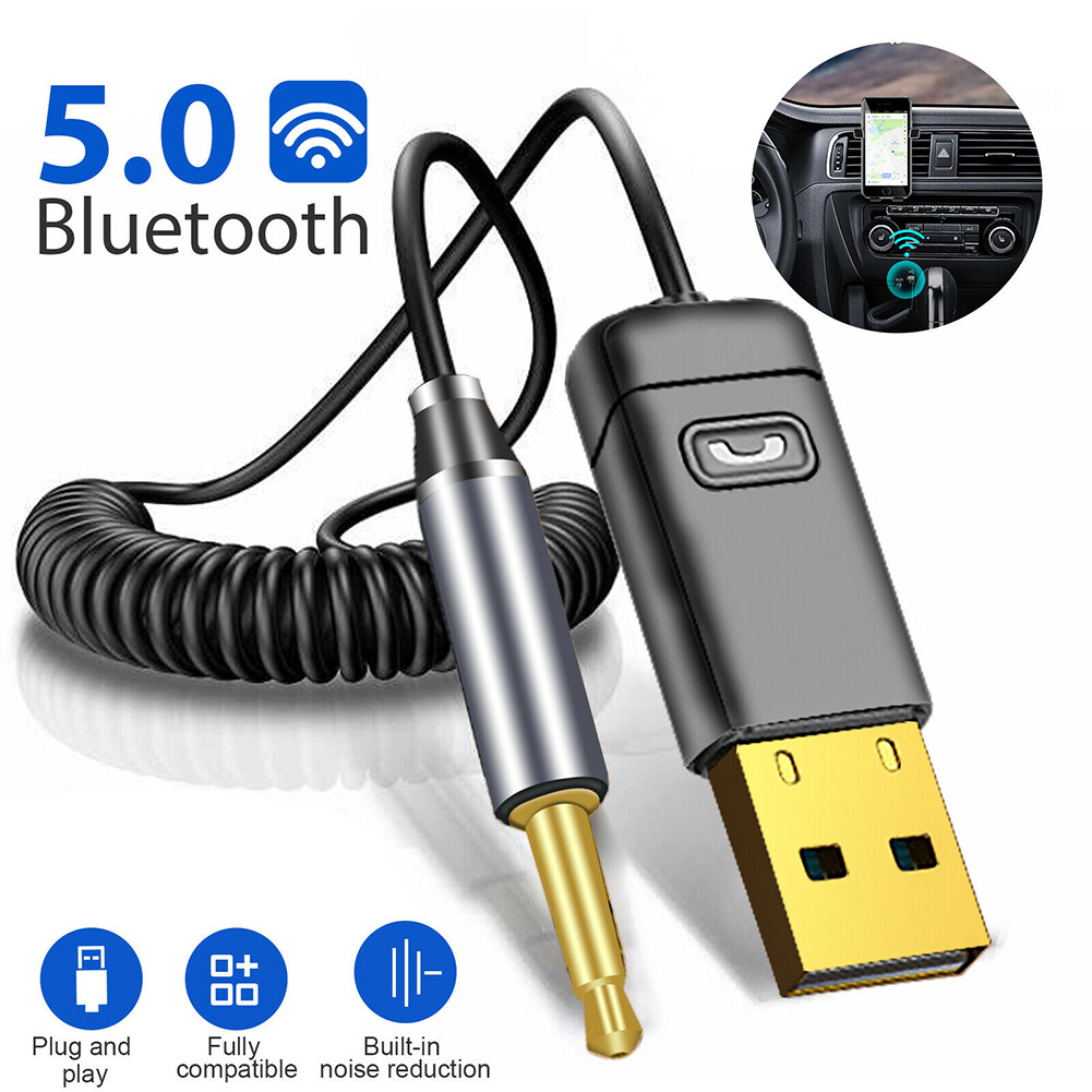 Wireless USB Bluetooth 5.0 Audio Transmitter Receiver Adapter For PC TV Car LOT