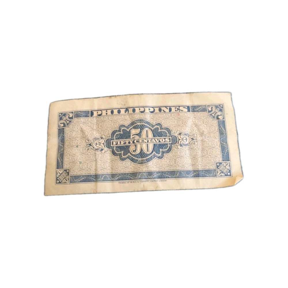 PHILIPPINES 50 CENTAVOS 1949 PIC# 130b