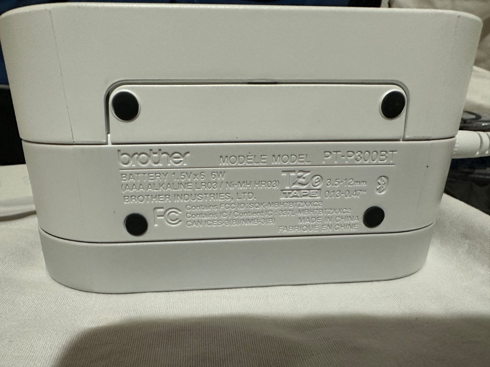 Brother P Touch Cube Bluetooth Label Maker 12Mm P300BT