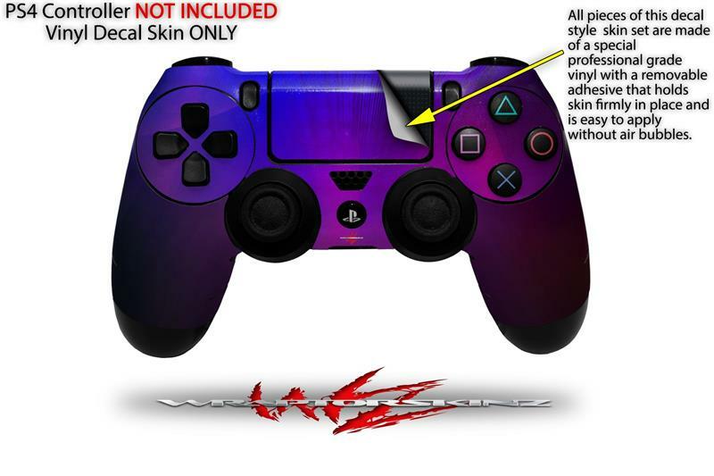 Skin for Sony PS4 Controller Bent Light Blueish