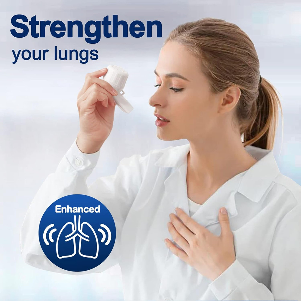 Flutter Valve Device for Lungs, Breathing Exercise Device for Lungs, Breathing T
