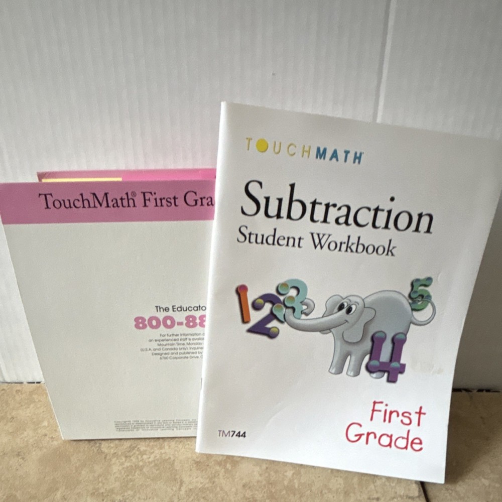 TouchMath Subtraction Kit First Grade TouchMath TM741 - Never used -