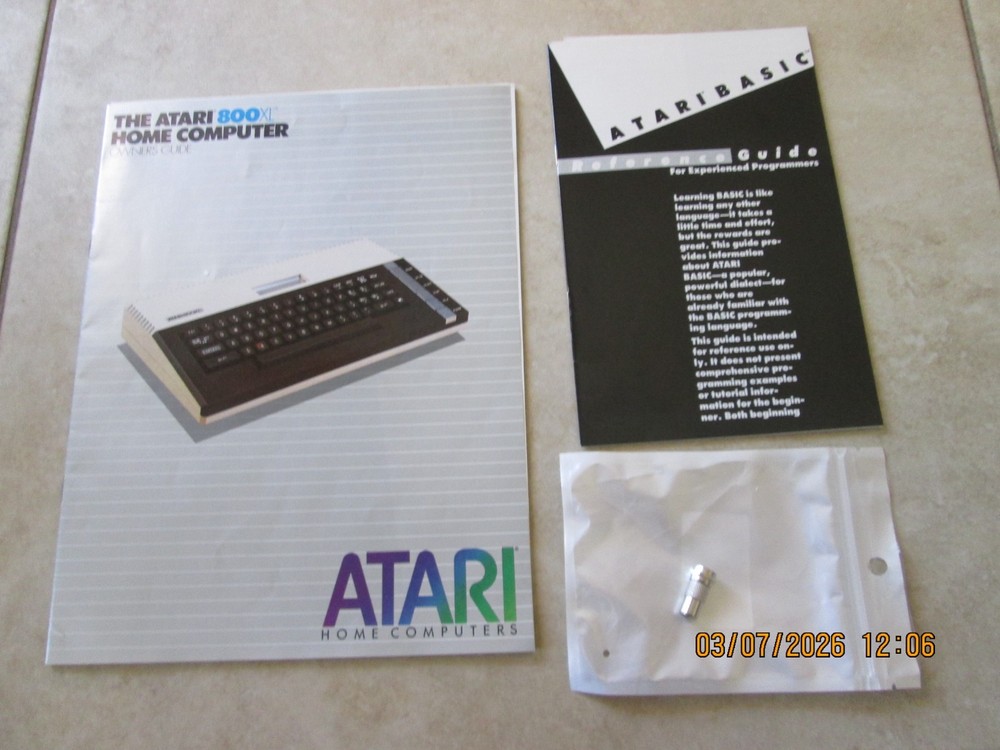 Atari 800XL Computer CIB