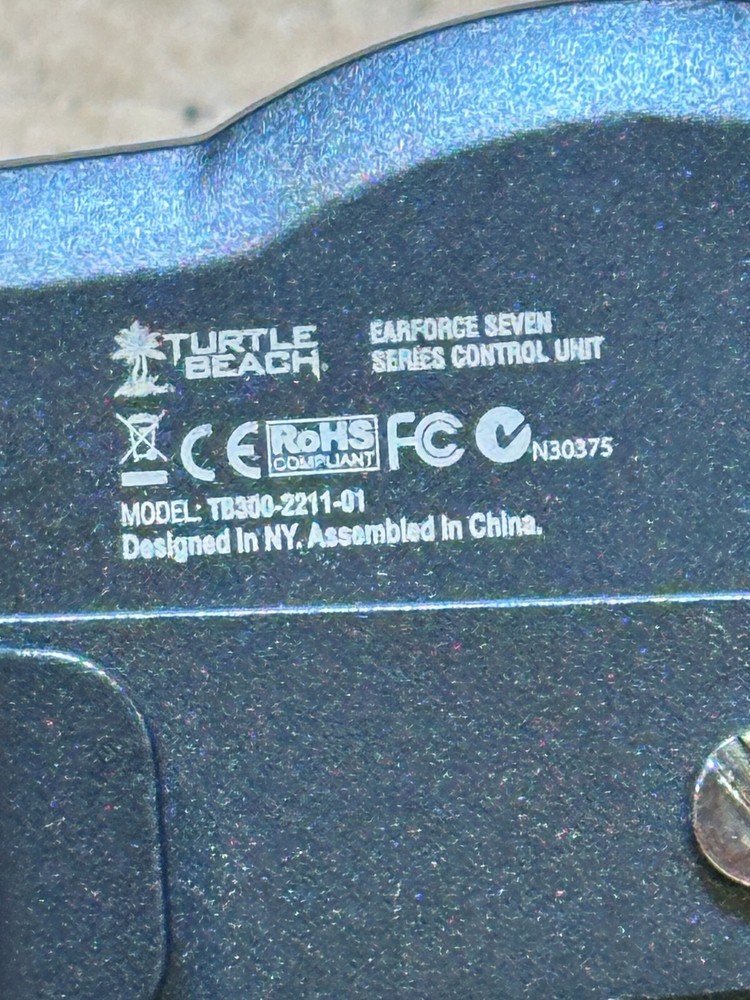 Turtle Beach Ear Force Seven Series Control Unit Model TB300-2211-01