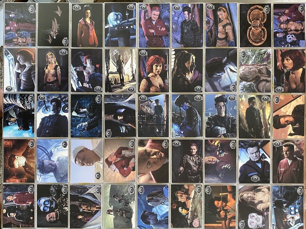 Lexx Base Card Set 72 Cards Dynamic Forces 2002