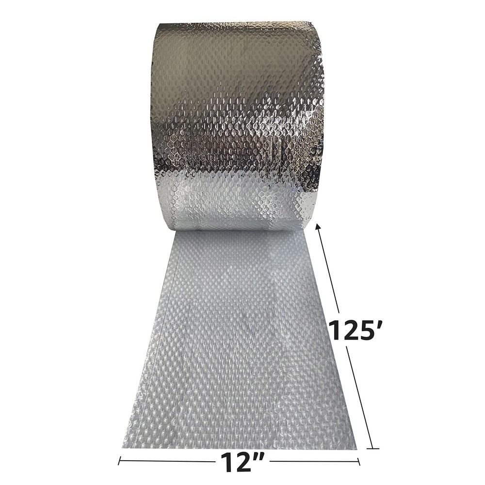 Thermalized Bubble Cushioning For insulation and packaging Size: 12" Width x ...