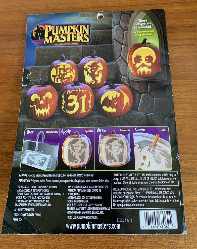Pumpkin Masters Carving Kit - NEW