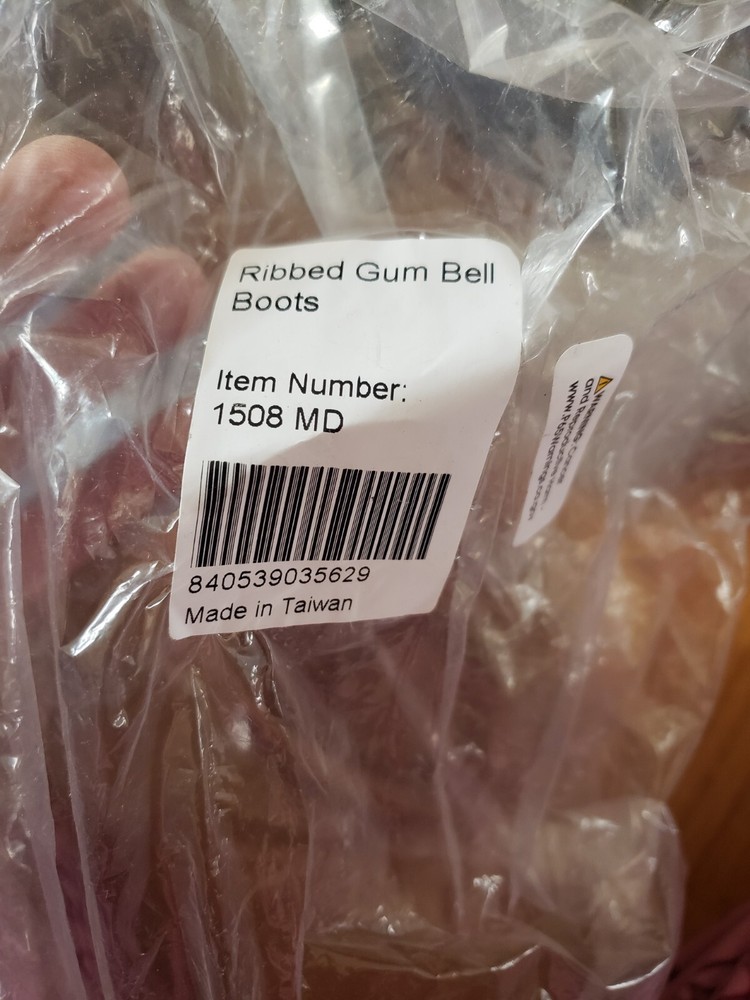 Ribbed GUM Bell Boots 1508 MEDIUM