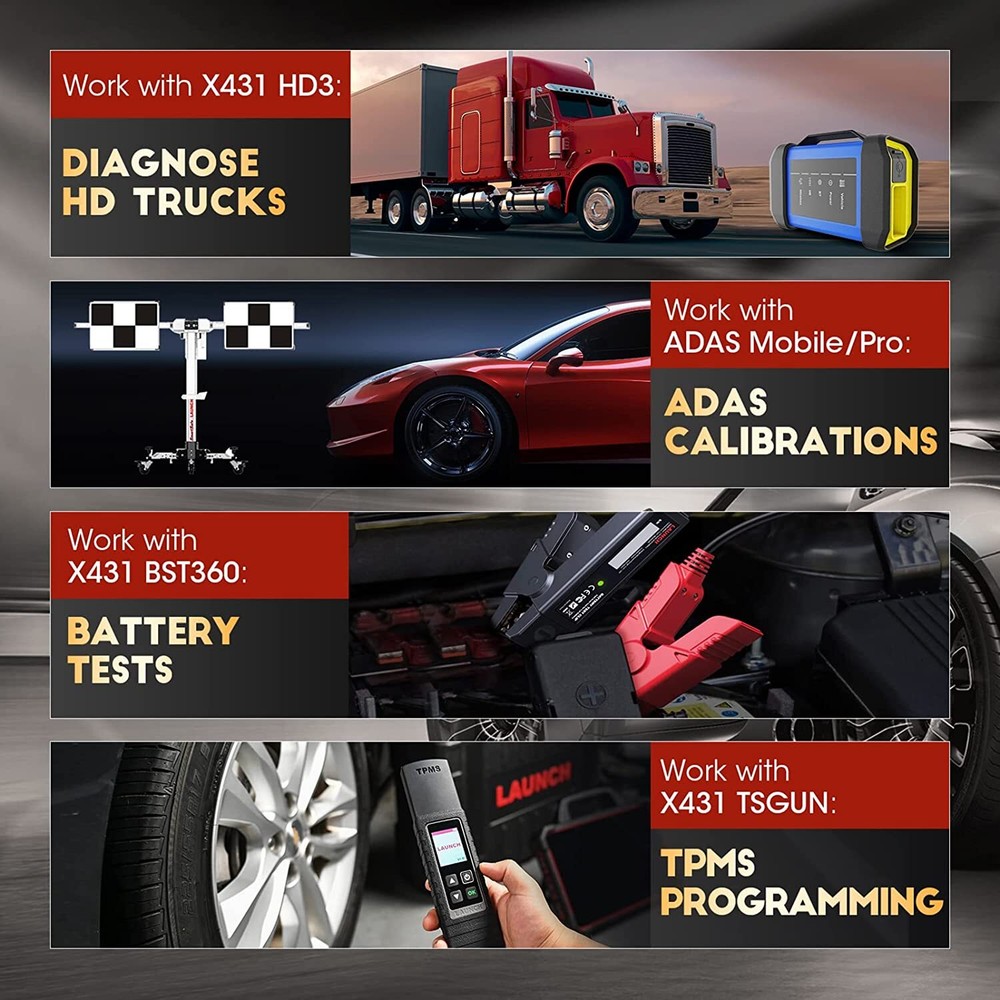 LAUNCH X431 V+ Elite Bidirectional Scanner Tool Car Diagnostic Scanner Coding