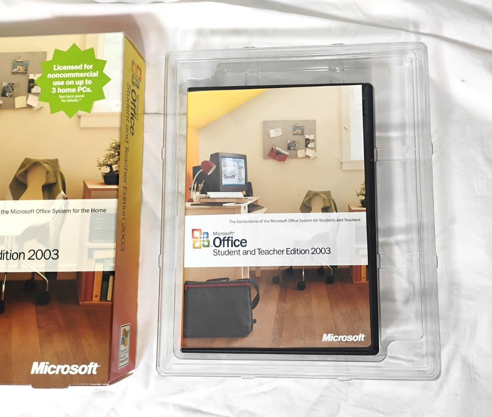 FREE SHIP Microsoft Office 2003 Student and Teacher Edition full version w/ key