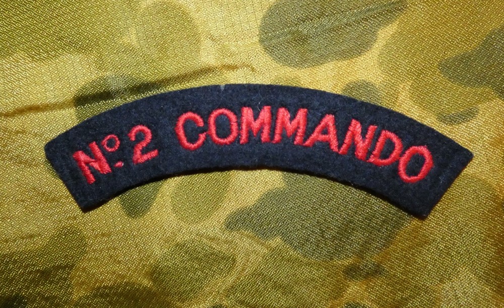 Repro WW2 British Number Two No 2 Commando Shoulder Title (single)