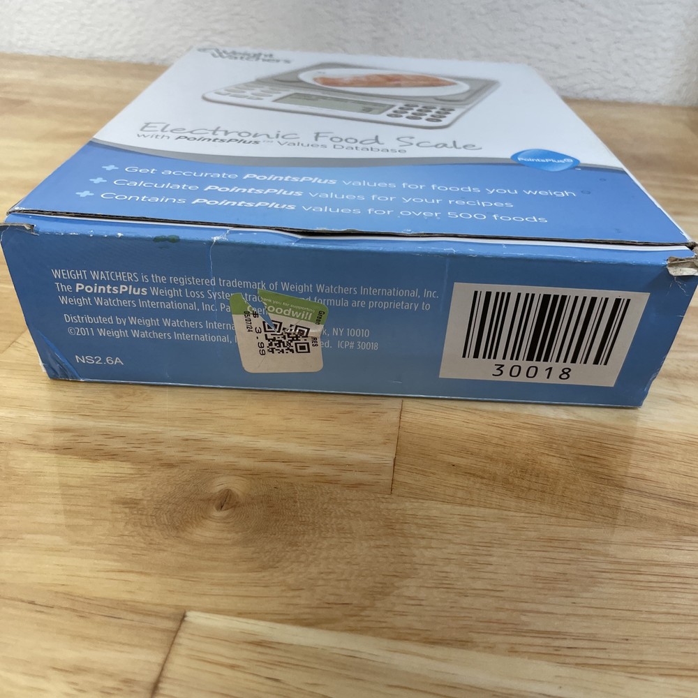 Weight Watchers Electronic Food Scale w/ PointsPlus Values Database