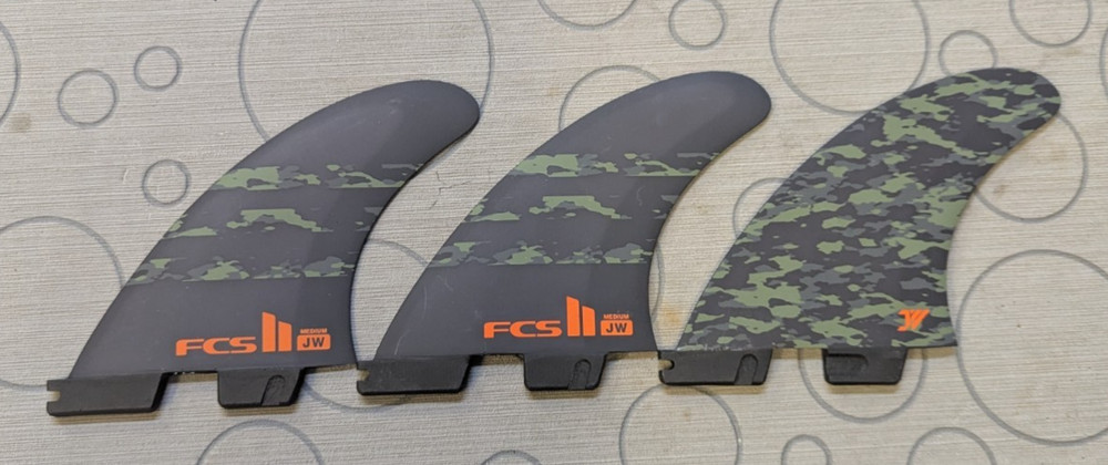 Julian Wilson FCS 2 Tri Medium Fin Set